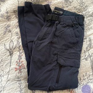 Cargo pants with zip off legs